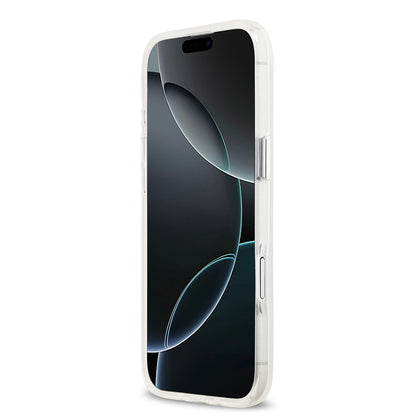 MagSafe Hülle für Apple iPhone 17 Air, Guess, IML Gradient Triangle Logo, Transparent