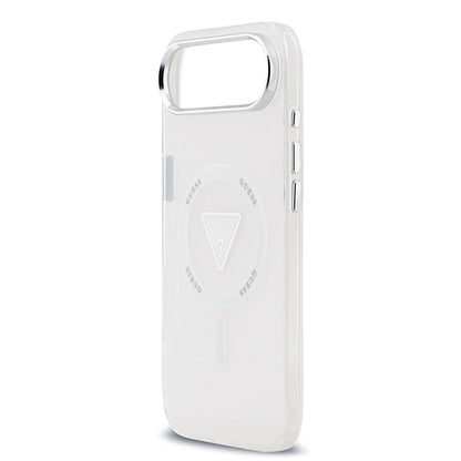 MagSafe Hülle für Apple iPhone 17 Air, Guess, IML Gradient Triangle Logo, Transparent