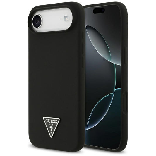 MagSafe Hülle für Apple iPhone 17 Air, Guess, Triangle Logo, Schwarz