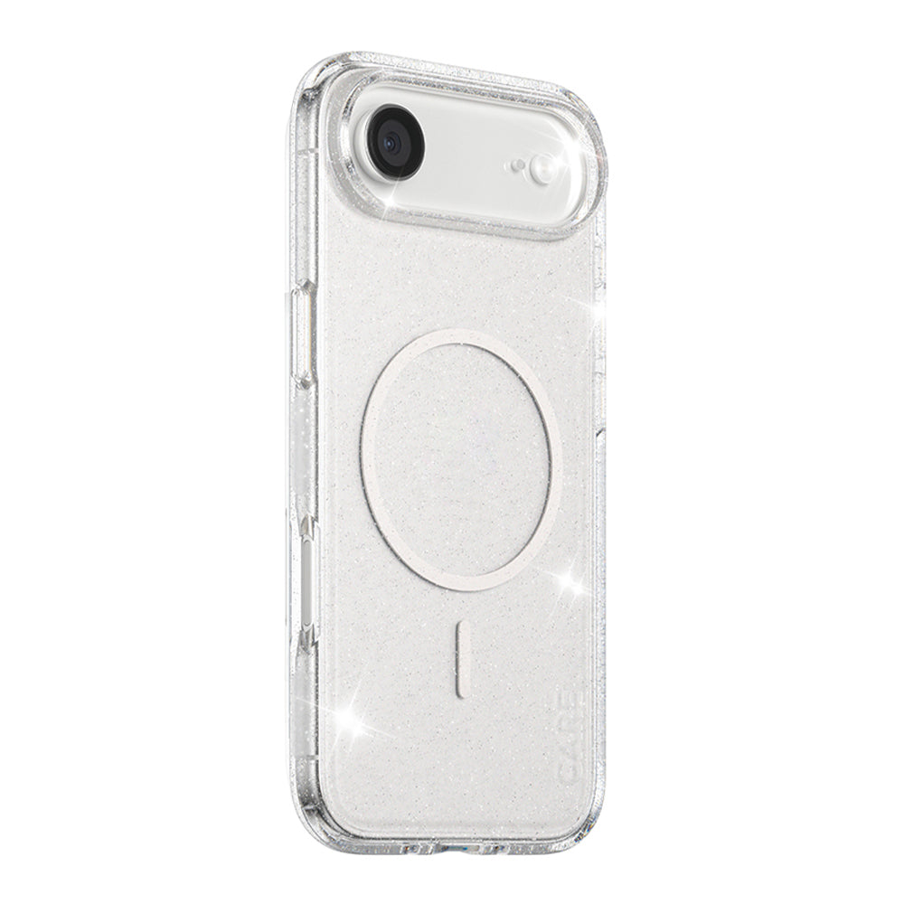 MagSafe Hülle für Apple iPhone 17 Air, PanzerGlass, Care Urban Explorer Star Lit, Transparent Weiß