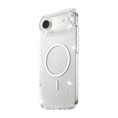 MagSafe Hülle für Apple iPhone 17 Air, PanzerGlass, Care Urban Explorer Star Lit, Transparent Weiß