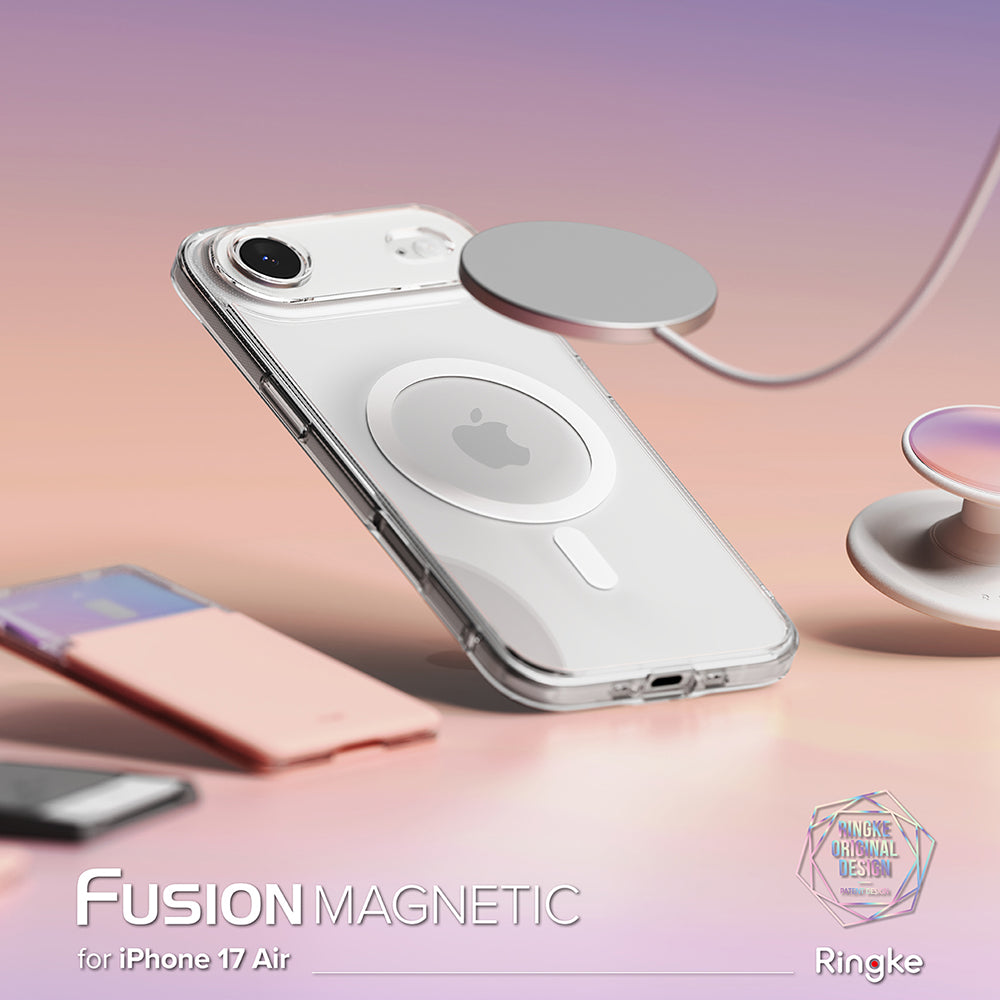 MagSafe Hülle für Apple iPhone 17 Air, Ringke, Fusion, Matt Transparent