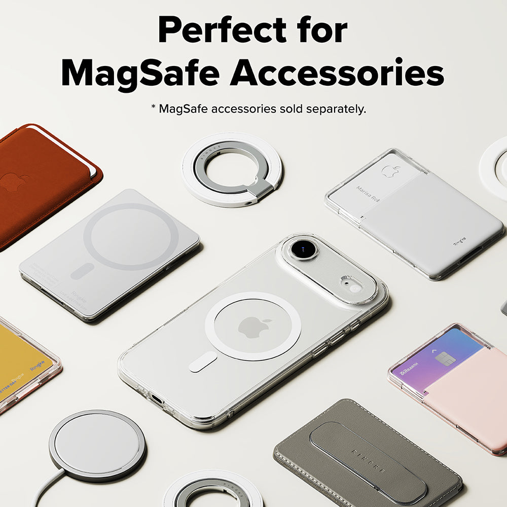 MagSafe Hülle für Apple iPhone 17 Air, Ringke, Fusion, Matt Transparent