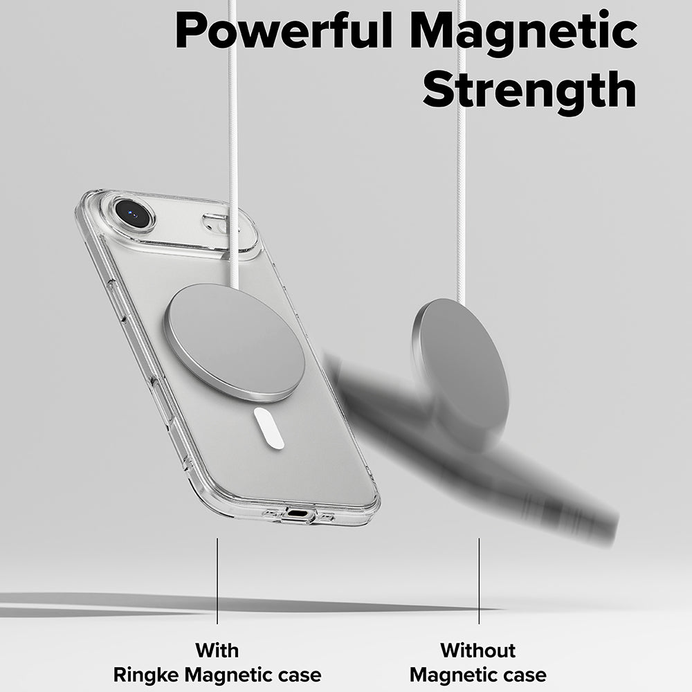 MagSafe Hülle für Apple iPhone 17 Air, Ringke, Fusion, Matt Transparent