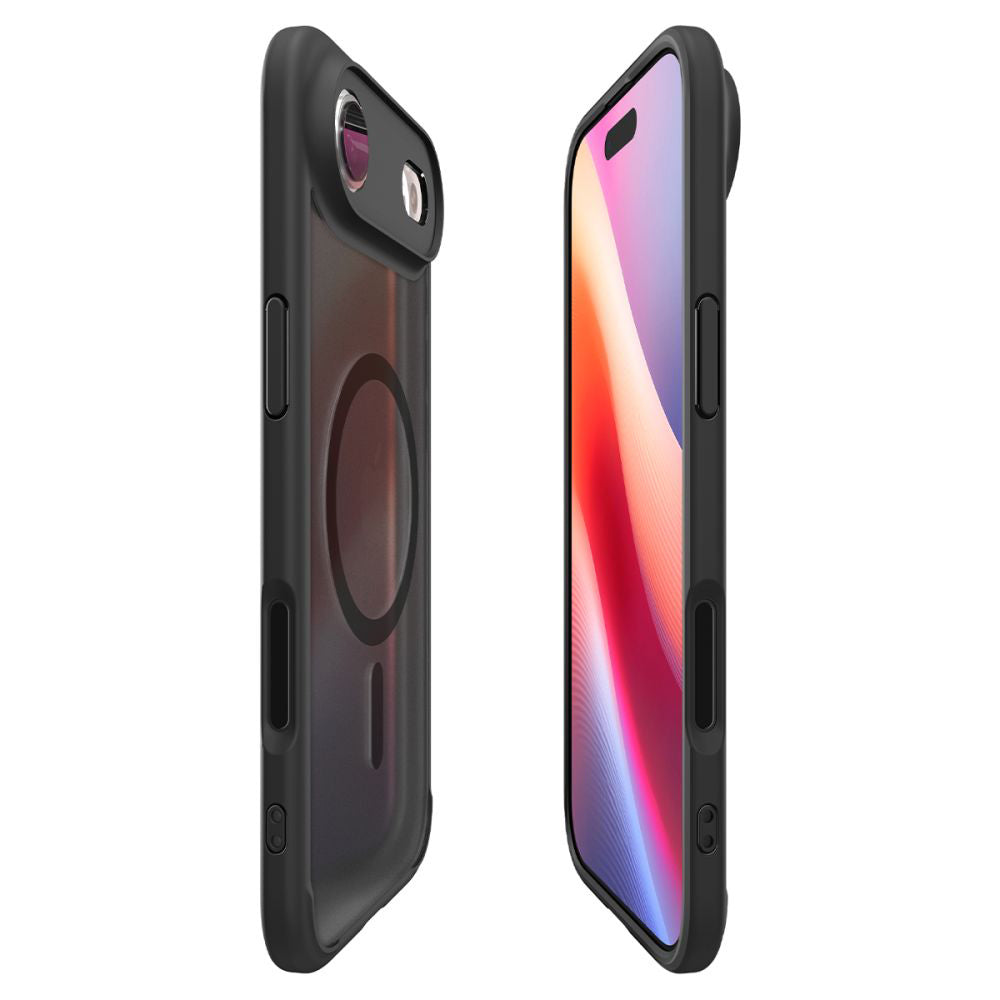 MagSafe Hülle für Apple iPhone 17 Air, Spigen, Ultra Hybrid, Satinschwarz