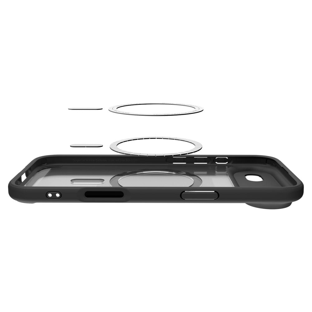 MagSafe Hülle für Apple iPhone 17 Air, Spigen, Ultra Hybrid, Satinschwarz