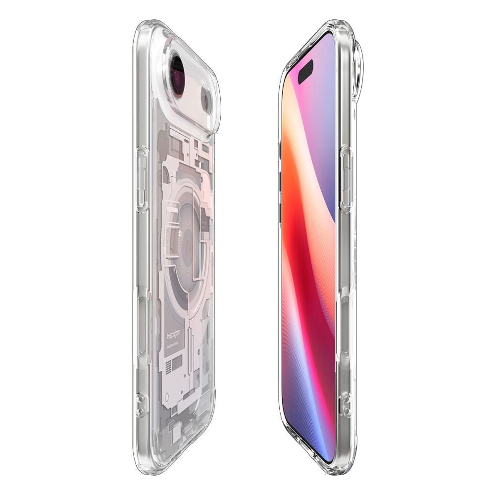 MagSafe Hülle für Apple iPhone 17 Air, Spigen, Ultra Hybrid Zero One, Weiß