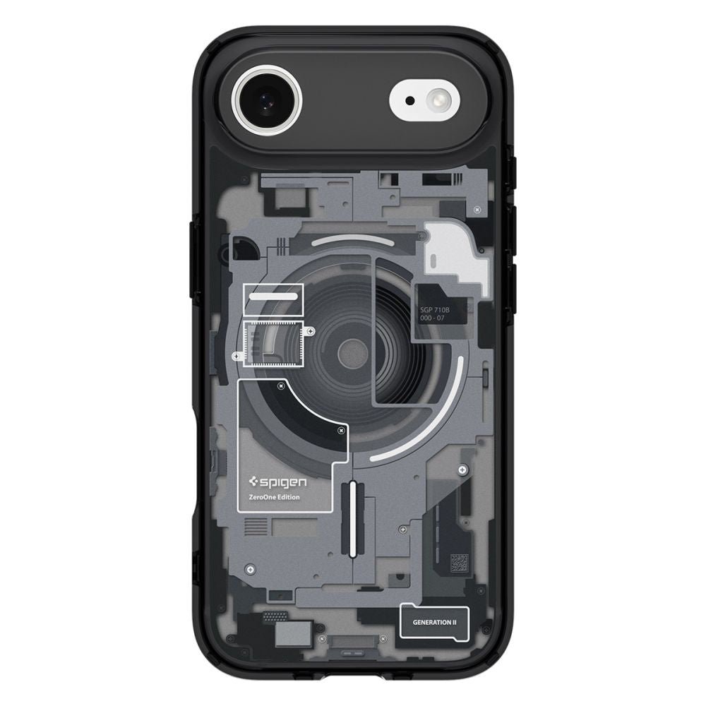 MagSafe Hülle für Apple iPhone 17 Air, Spigen, Ultra Hybrid Zero One, Schwarz