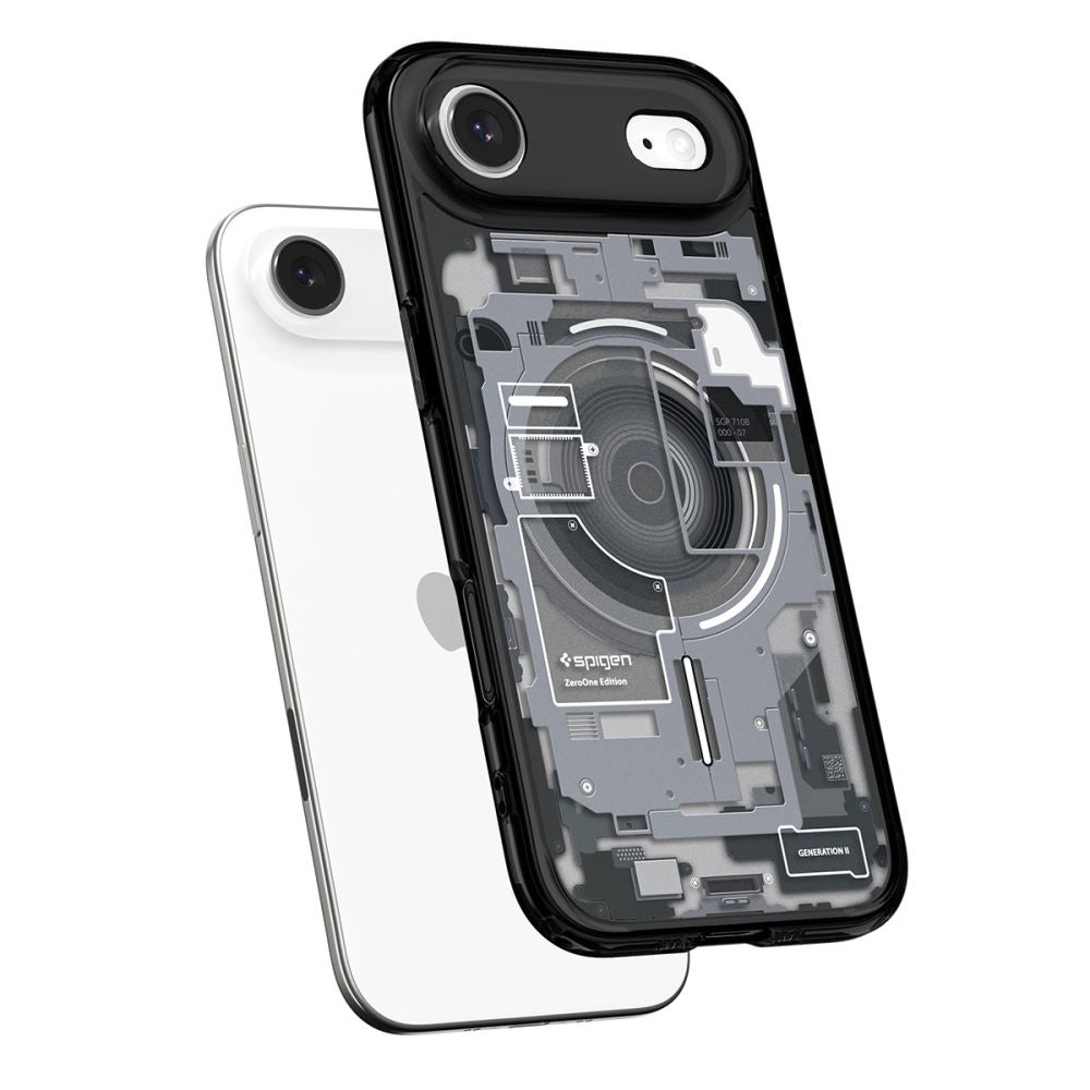 MagSafe Hülle für Apple iPhone 17 Air, Spigen, Ultra Hybrid Zero One, Schwarz