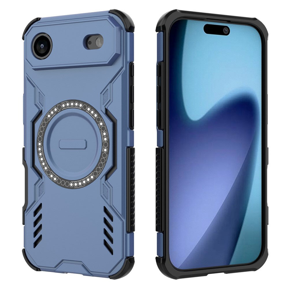 MagSafe Hülle für Apple iPhone 17 Air, Techsuit, ArmorMag, Blau