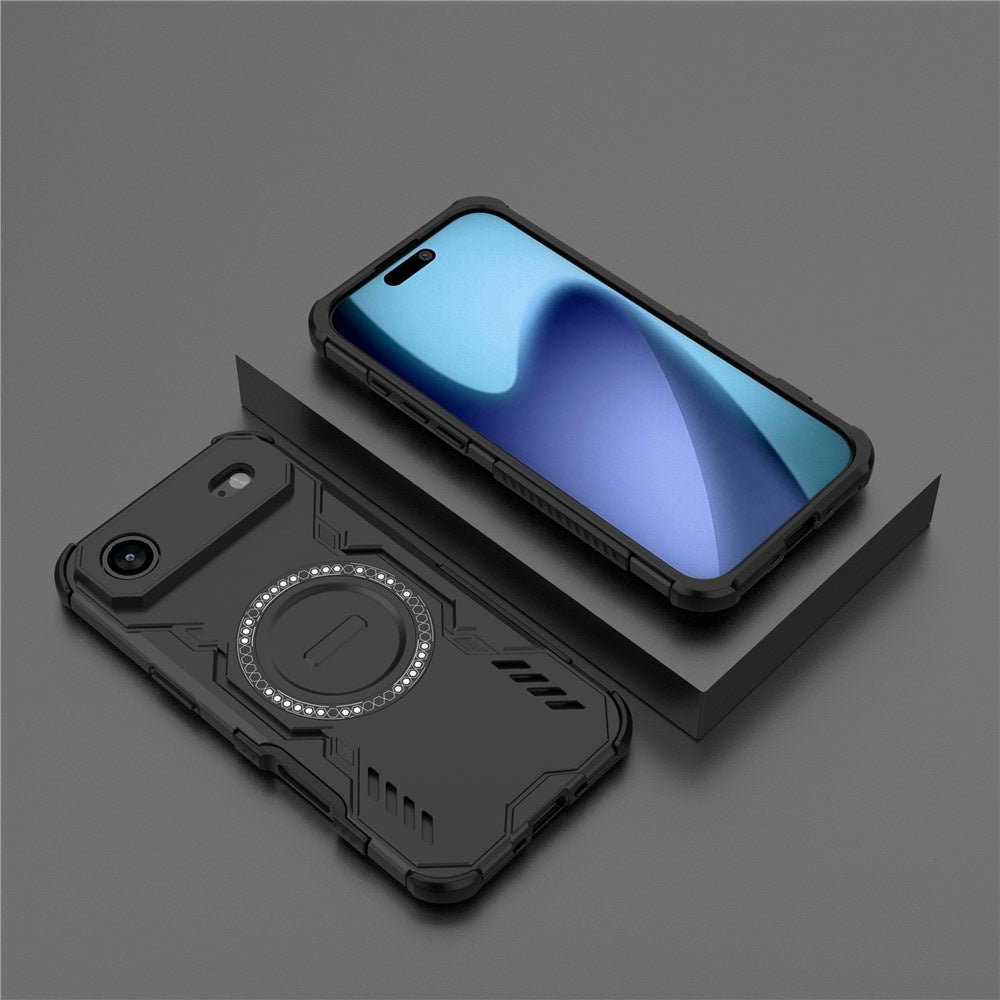 MagSafe Hülle für Apple iPhone 17 Air, Techsuit, ArmorMag, Schwarz