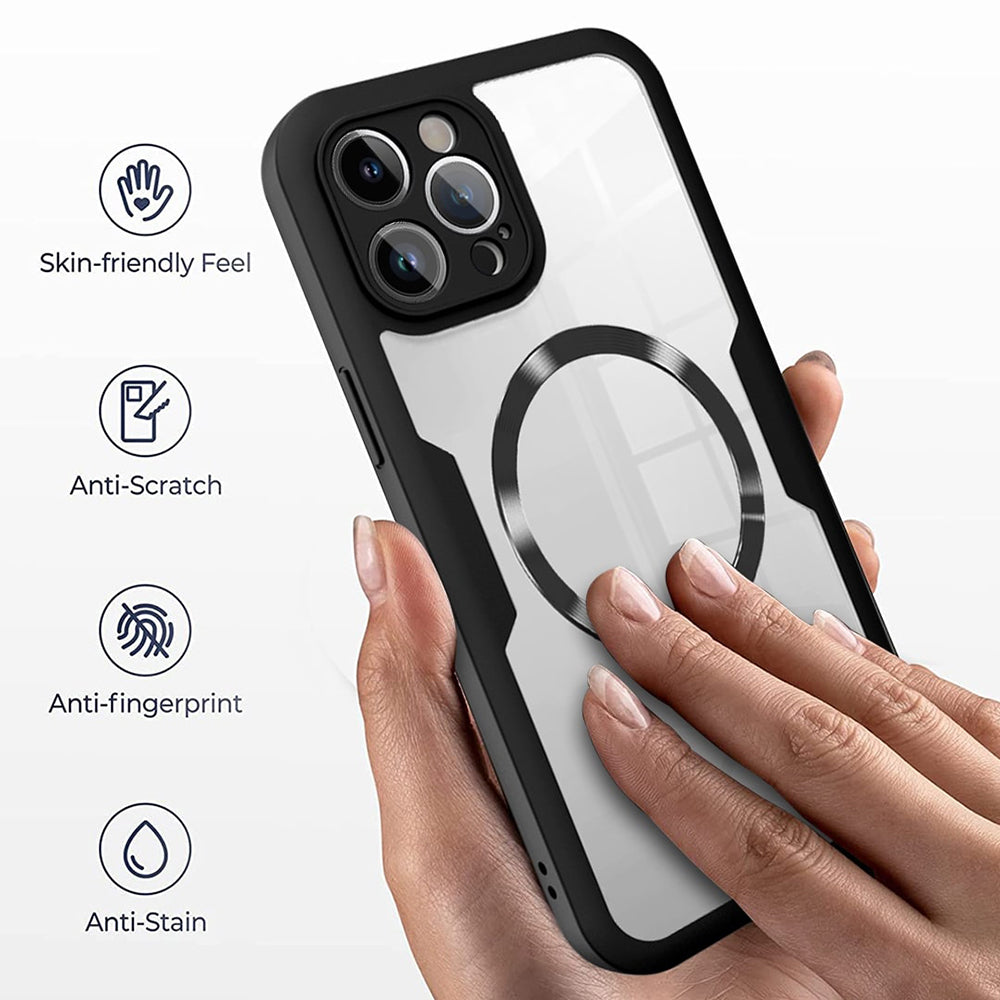 MagSafe Hülle für Apple iPhone 17 Air, Techsuit, ColorVerse 360, Schwarz