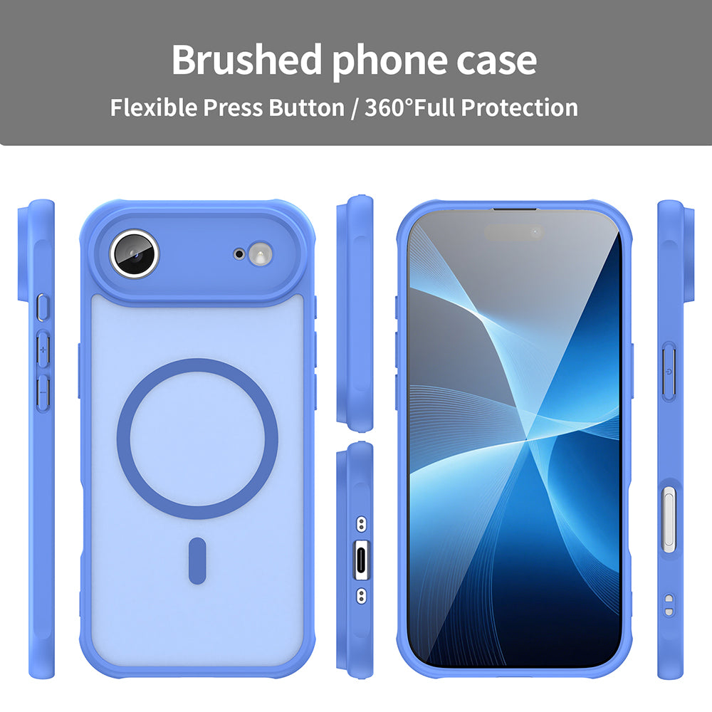 MagSafe Hülle für Apple iPhone 17 Air, Techsuit, HaloFrost II, Blau