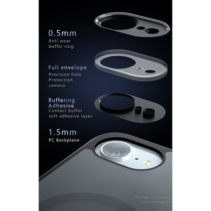 MagSafe Hülle für Apple iPhone 17 Air, Techsuit, PureFrost, Schwarz