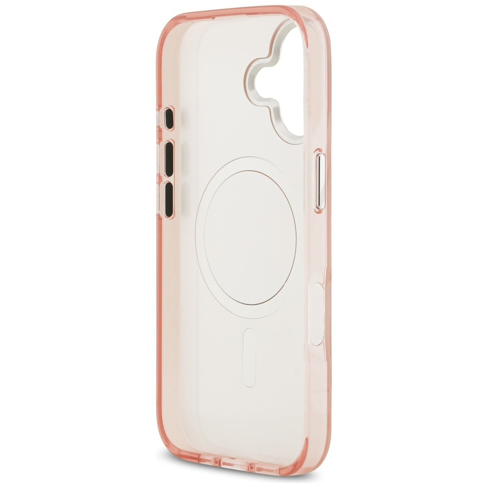 MagSafe Hülle für Apple iPhone 17, Karl Lagerfeld, IML Aquarelle Logo Choupette, Rosa