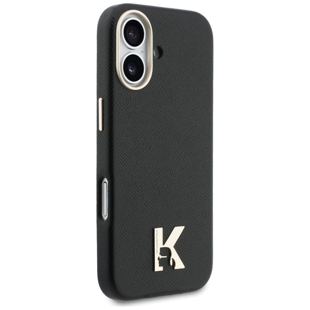 MagSafe Hülle für Apple iPhone 17, Karl Lagerfeld, Karl Head Logo, Schwarz