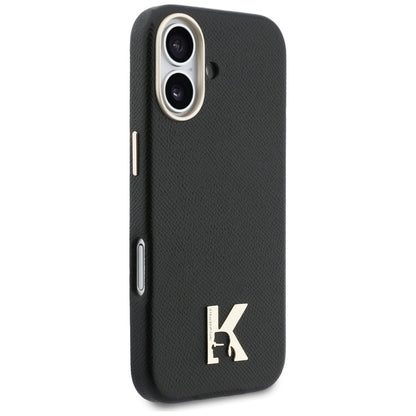 MagSafe Hülle für Apple iPhone 17, Karl Lagerfeld, Karl Head Logo, Schwarz