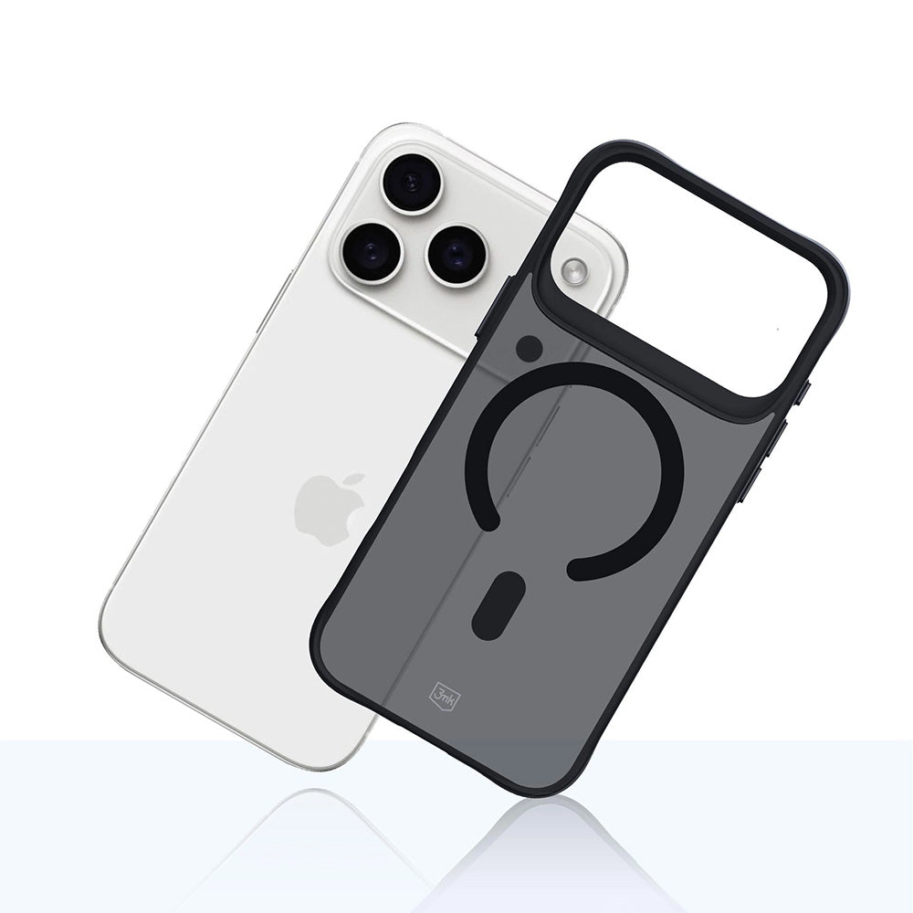 MagSafe Hülle für Apple iPhone 17 Pro, 3MK, Smoke MagCase, Schwarz