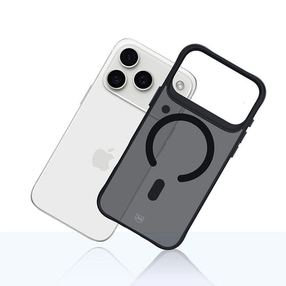 MagSafe Hülle für Apple iPhone 17 Pro, 3MK, Smoke MagCase, Schwarz