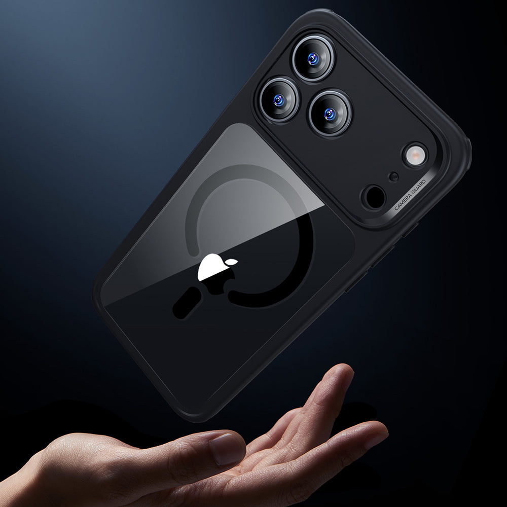 MagSafe Hülle für Apple iPhone 17 Pro, ESR, Classic Hybrid, Schwarz Transparent