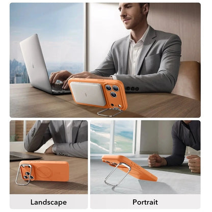 MagSafe Hülle für Apple iPhone 17 Pro, ESR, Cloud Soft Kickstand, Orange