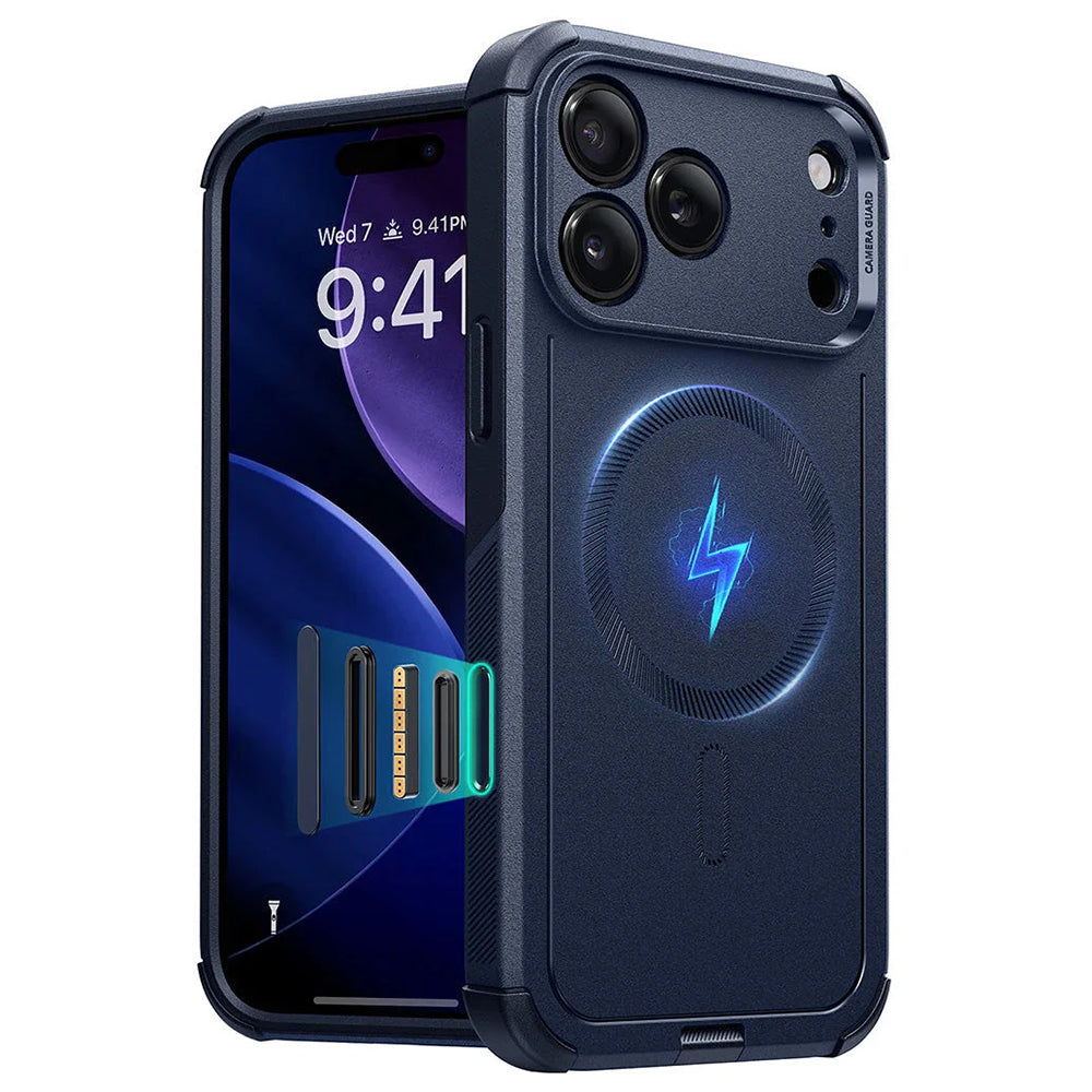 MagSafe Hülle für Apple iPhone 17 Pro, ESR, Cyber, Blau