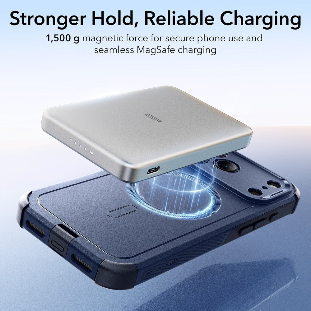 MagSafe Hülle für Apple iPhone 17 Pro, ESR, Cyber, Blau