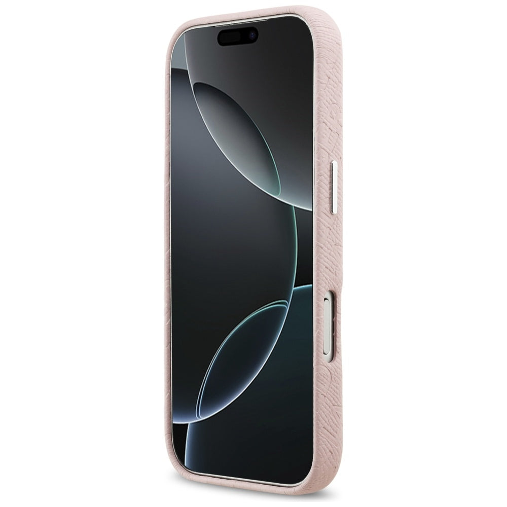 MagSafe Hülle für Apple iPhone 17 Pro, Karl Lagerfeld, FW Stamped Karl, Rosa