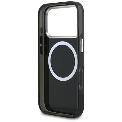 MagSafe Hülle für Apple iPhone 17 Pro, Karl Lagerfeld, IML KL Monogram, Schwarz