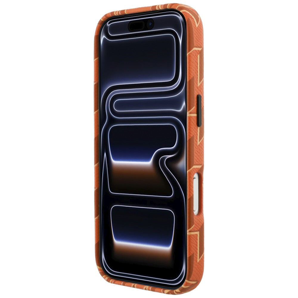 MagSafe Hülle für Apple iPhone 17 Pro, Karl Lagerfeld, KL Monogram Logo, Orange