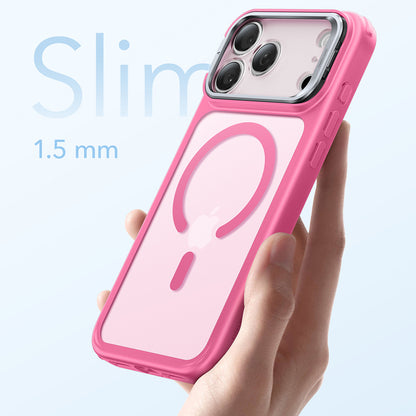 MagSafe Hülle für Apple iPhone 17 Pro Max, ESR, Classic Hybrid Kickstand, Satinrosa