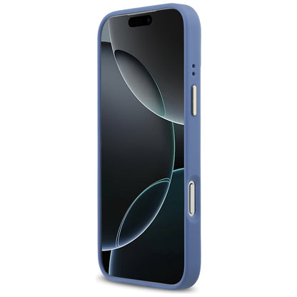 MagSafe Hülle für Apple iPhone 17 Pro Max, Guess, 4G Classic, Blau