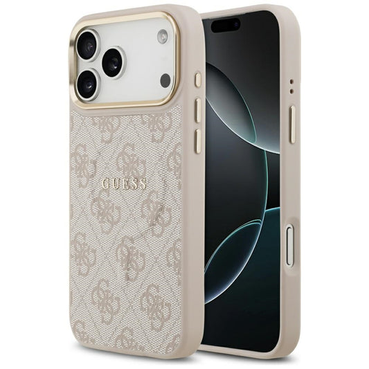 MagSafe Case for Apple iPhone 17 Pro Max, Guess, 4G Classic, Pink