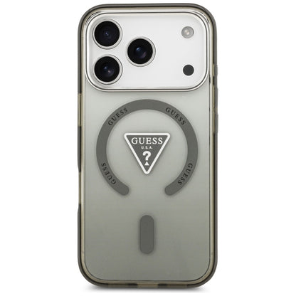 MagSafe Hülle für Apple iPhone 17 Pro Max, Guess, IML Gradient Triangle Logo, Khaki