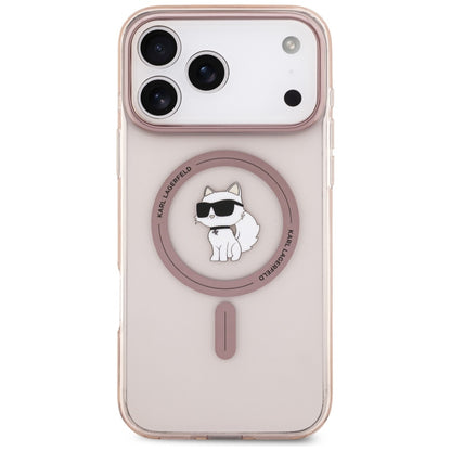 MagSafe Hülle für Apple iPhone 17 Pro Max, Karl Lagerfeld, IML Choupette, Rosa