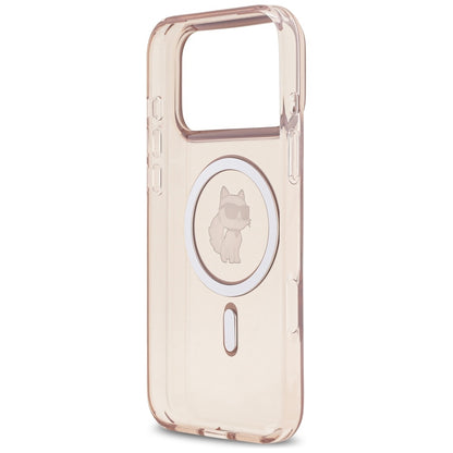 MagSafe Hülle für Apple iPhone 17 Pro Max, Karl Lagerfeld, IML Choupette, Rosa