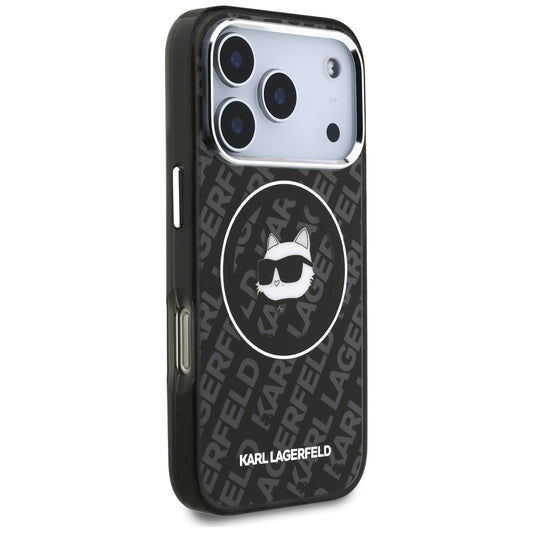 MagSafe Hülle für Apple iPhone 17 Pro Max, Karl Lagerfeld, IML Choupette's Head, Schwarz