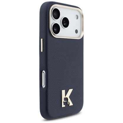 MagSafe Hülle für Apple iPhone 17 Pro Max, Karl Lagerfeld, Karl Head Logo, Blau