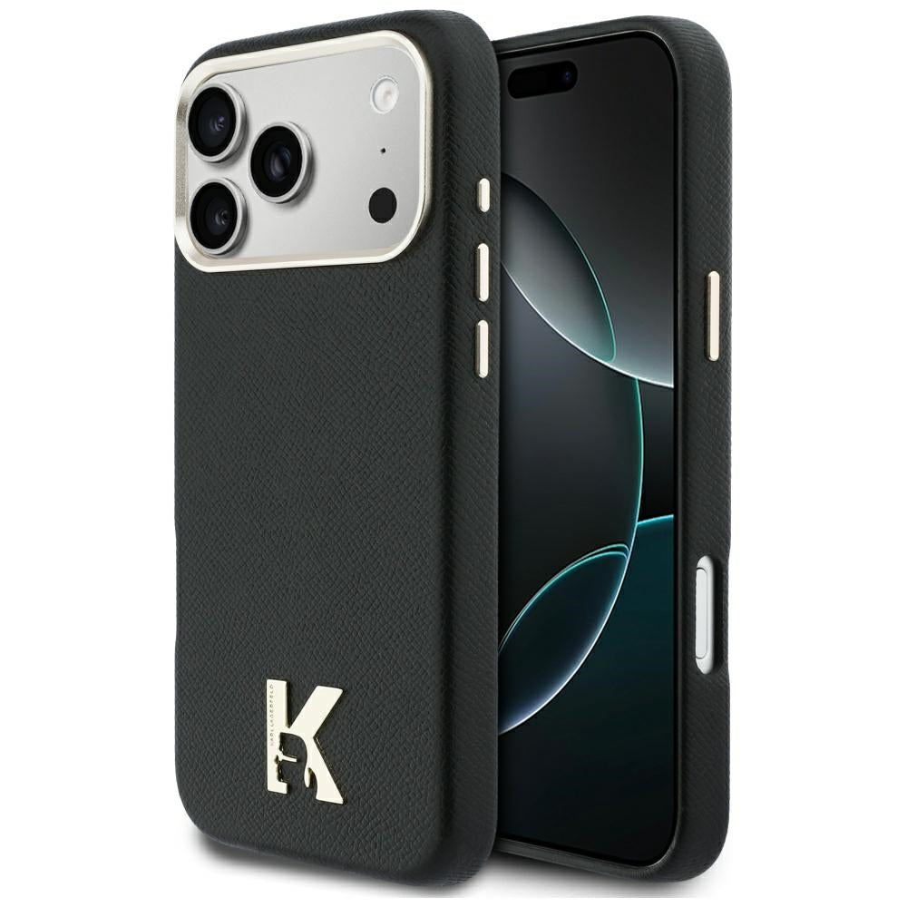 MagSafe Hülle für Apple iPhone 17 Pro Max, Karl Lagerfeld, Karl Head Logo, Schwarz