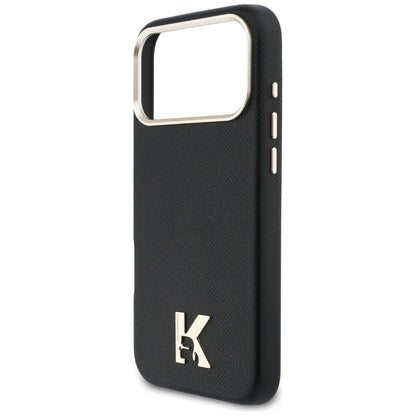 MagSafe Hülle für Apple iPhone 17 Pro Max, Karl Lagerfeld, Karl Head Logo, Schwarz