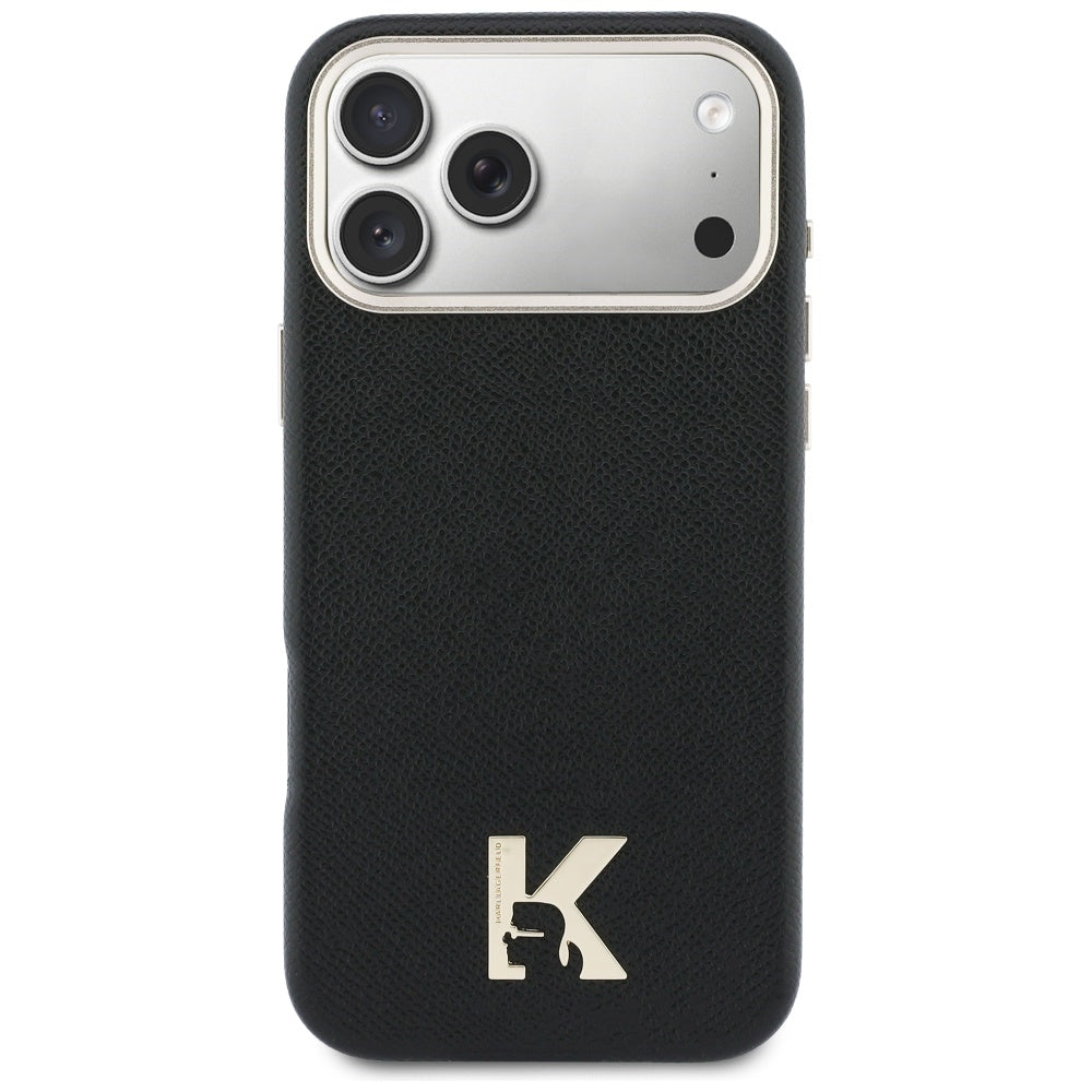 MagSafe Hülle für Apple iPhone 17 Pro Max, Karl Lagerfeld, Karl Head Logo, Schwarz
