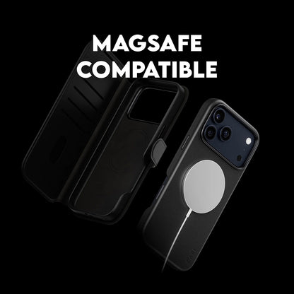 MagSafe Hülle für Apple iPhone 17 Pro Max, PanzerGlass, Care Feature Tango Two-in-One, Schwarz