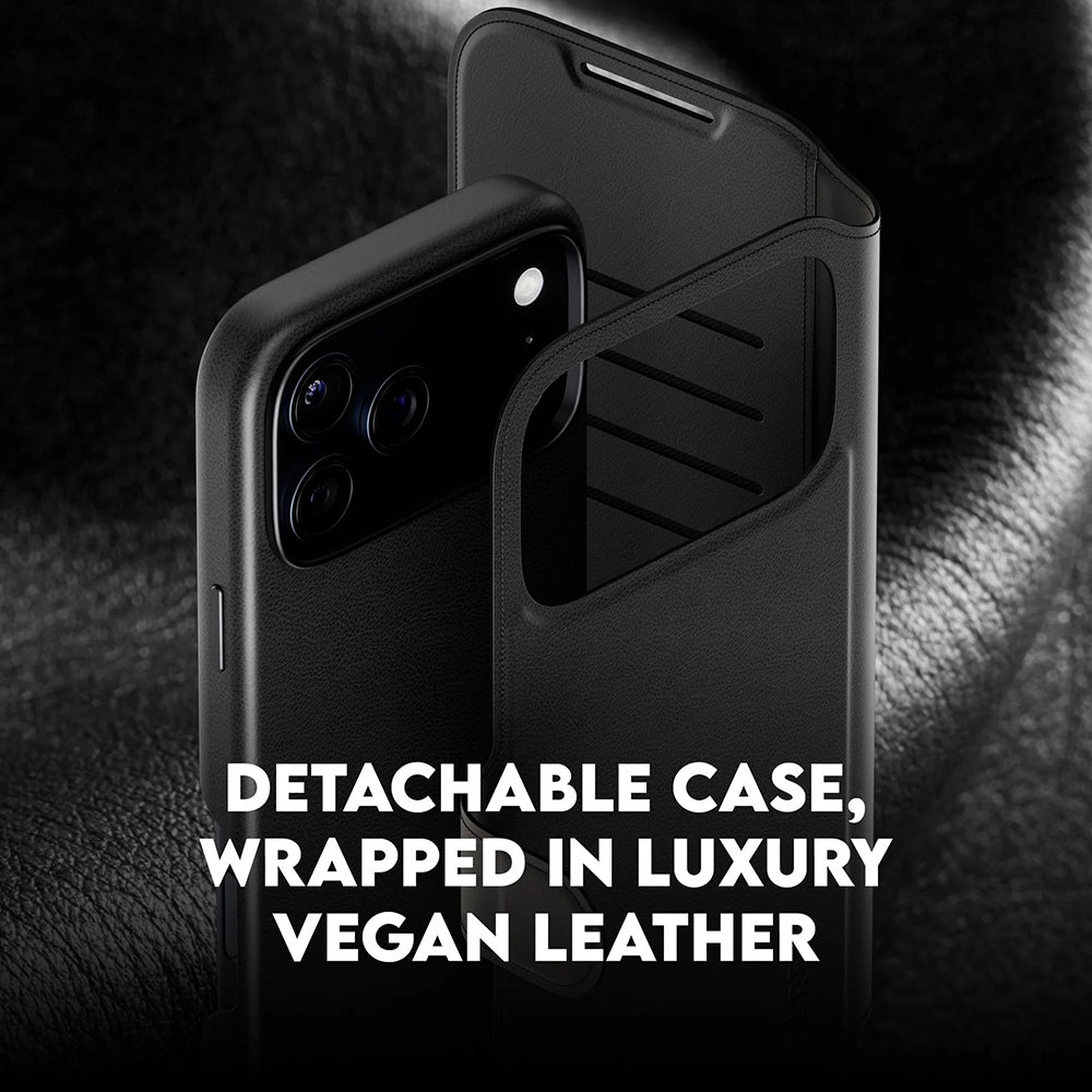 MagSafe Hülle für Apple iPhone 17 Pro Max, PanzerGlass, Care Feature Tango Two-in-One, Schwarz