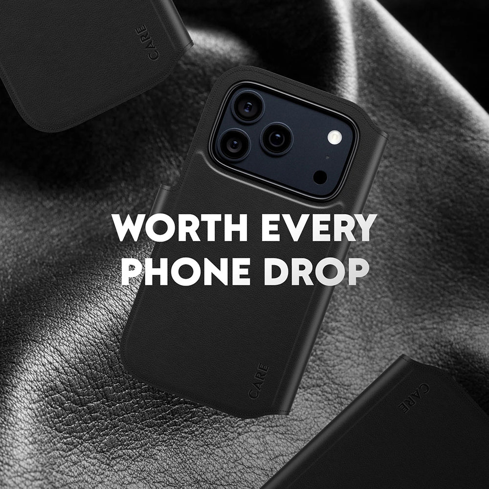MagSafe Hülle für Apple iPhone 17 Pro Max, PanzerGlass, Care Feature Tango Two-in-One, Schwarz