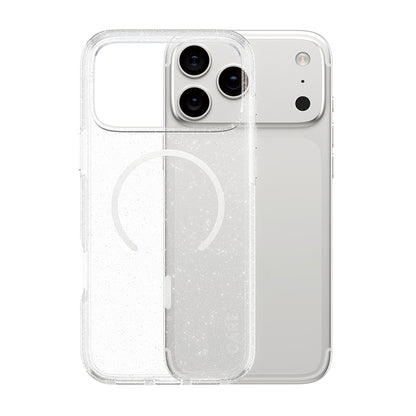 MagSafe Hülle für Apple iPhone 17 Pro Max, PanzerGlass, Care Urban Explorer Star Lit, Transparent Weiß