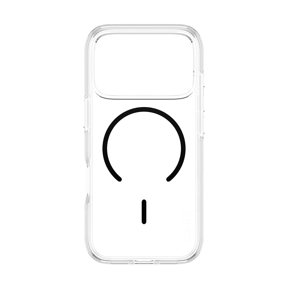 MagSafe Hülle für Apple iPhone 17 Pro Max, PanzerGlass, Care Urban Explorer, Schwarz Transparent