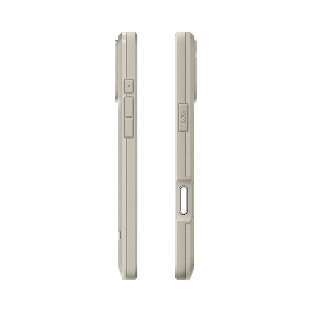 MagSafe Hülle für Apple iPhone 17 Pro Max, Spigen, Classic LS, Creme ACS10478