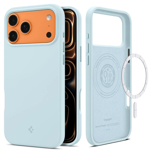 MagSafe Case for Apple iPhone 17 Pro Max, Spigen, Silicone Fit, Blue