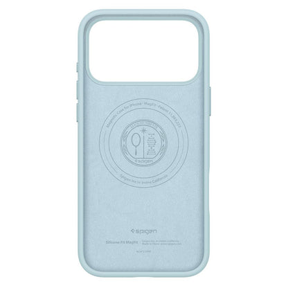 MagSafe Hülle für Apple iPhone 17 Pro Max, Spigen, Silicone Fit, Blau