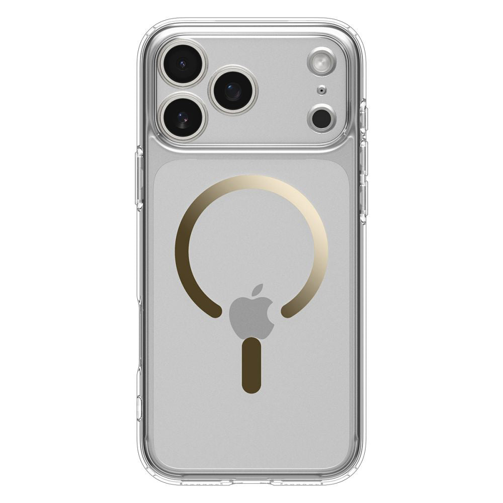 MagSafe Hülle für Apple iPhone 17 Pro Max, Spigen, Ultra Hybrid, Transparent Gold